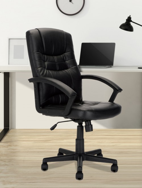 Darwin Faux Leather Office Chair BCP/1007/PU Eliza Tinsley 121 Office