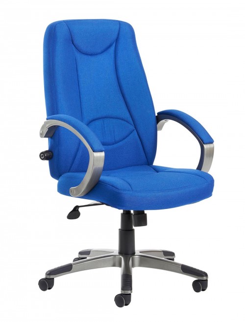 Office Chair Blue Lucca High Back Managers Chair LUC300T1-B by Dams