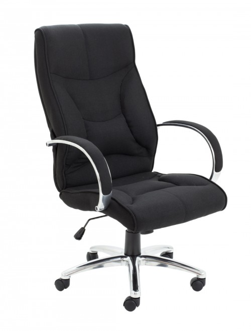 Office Chairs Whist Black Fabric Executive Office Chair CH3206BK by TC