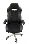 Office Chair Black Silverstone Gaming Chair AOC2282BLK by Alphason - enlarged view