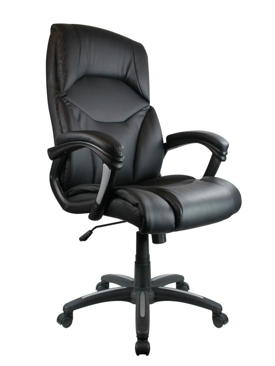 Executive Office Chair Black, High Back Executive Leather Chair