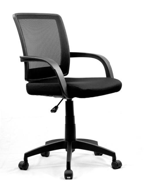 Mesh Office Chair Black Beta Computer Chair BCM/F600/BK by Eliza Tinsley