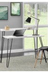 Home Office Desk White Haven Computer Desk 9881296COMUK by Dorel - enlarged view