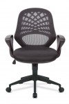 Mesh Office Chair Black Lattice Operators Chair BCM/K116/BK by Eliza Tinsley - enlarged view