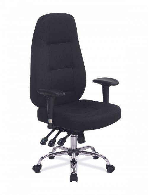 Office Chair Black Babylon 24 Hour Operator Chair BCF/R440/BK by Eliza Tinsley