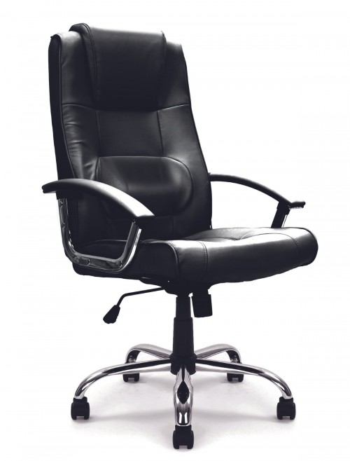 Office Chair Black Leather Westminster Executive Chair 2008ATG/LBK by Eliza Tinsley