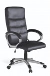 Office Chair Black Hampton Bonded Leather Office Chair AOC6241BLK by Alphason - enlarged view