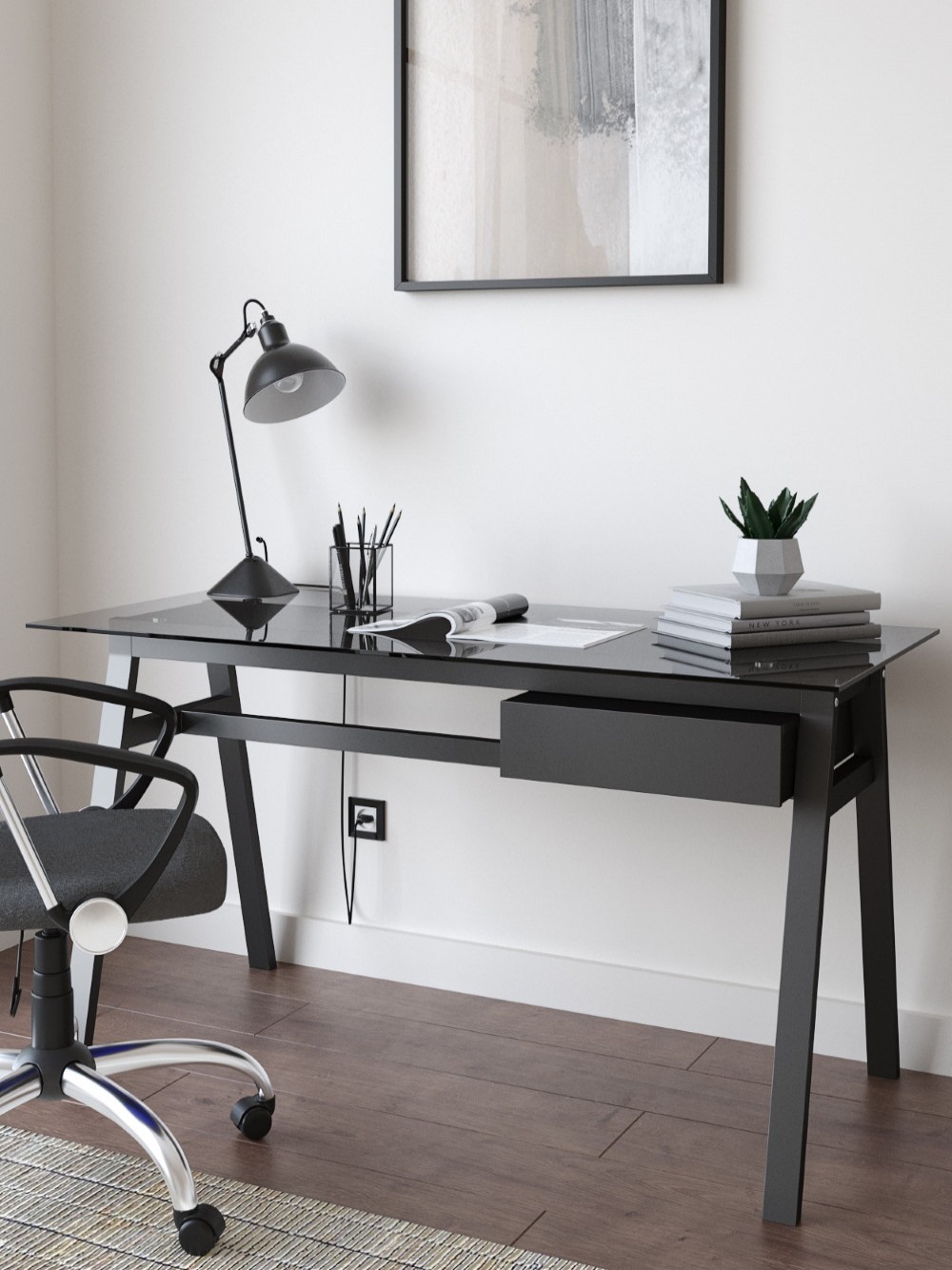 Richmond grey desk
