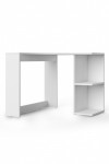 Alpason Chesil White Corner Desk AW3120 by Alphason - enlarged view