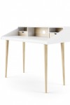 Home Office Desk White Yeovil Study Desk AW3180 by Alphason Dorel - enlarged view