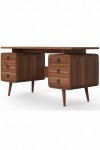 Home Office Desk Java Wood Somerset Computer Desk AW3110 by Alphason Dorel - enlarged view