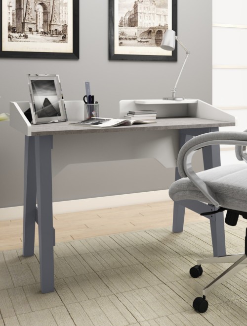 Home Office Desk Grey Truro Study Desk AW3190 by Alphason