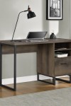 Home Office Desk Brown Candon Computer Desk 9892096COMUK by Dorel - enlarged view