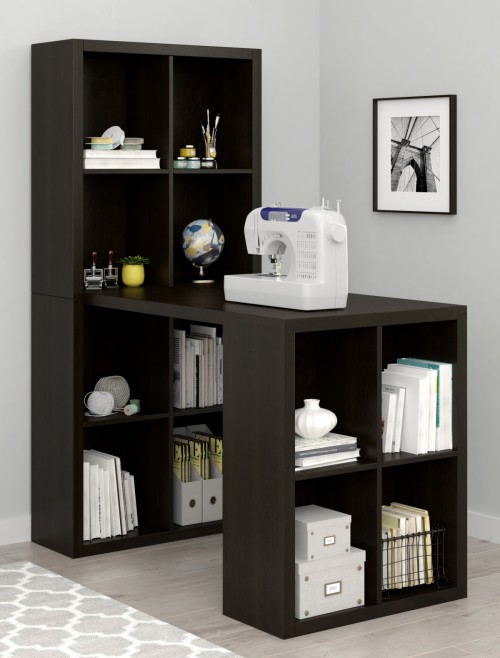 Home Office Desks Espresso London Hobby Storage Desk 9358196UK by Dorel