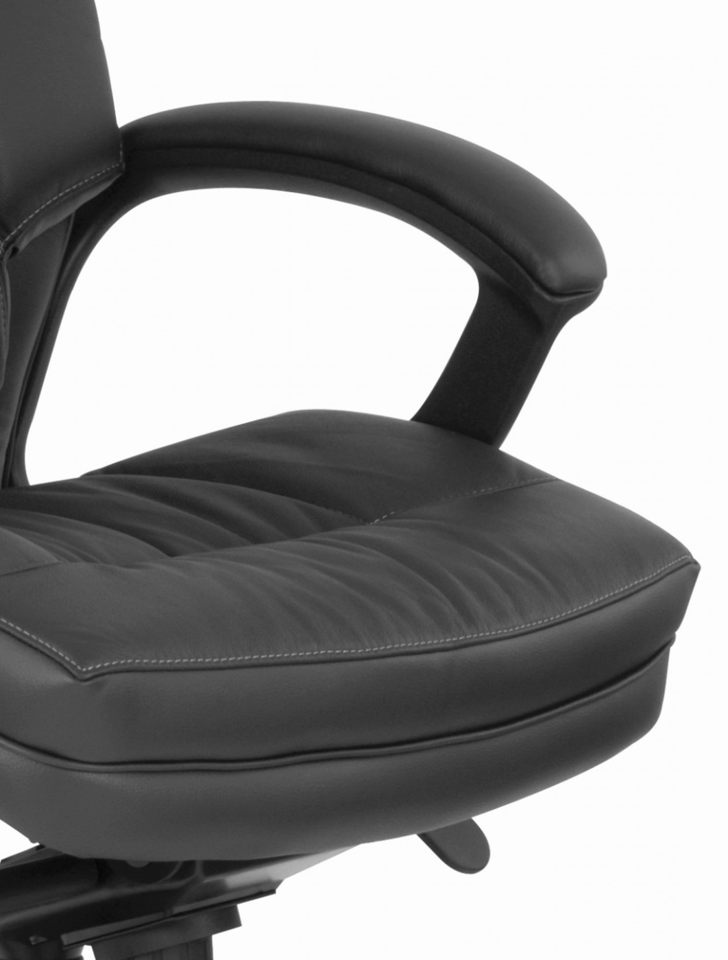 Office Chair Black Leather Hudson Exec Chair DPA608KTAG/LBK 121
