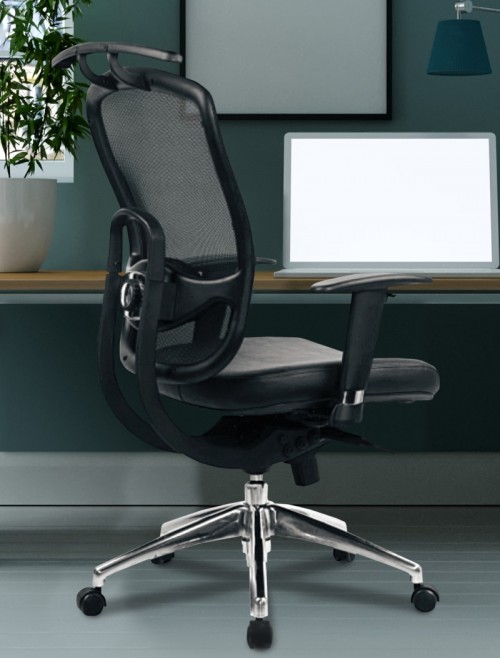 Office Chairs Freedom Mesh Executive Armchair DPA80HBSY/ACH by Eliza Tinsley