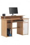 Home Office Desk Beech Albany Computer Desk AW12362-BC by Alphason - enlarged view