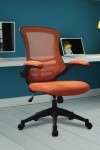 Mesh Office Chair Orange Luna Computer Chair BCM/L1302/OG by Eliza Tinsley