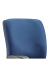 Office Chairs Blue Chiro Medium Back Fabric Operator Chair OP000011 by Dynamic - enlarged view