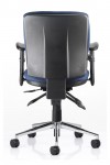 Office Chairs Blue Chiro Medium Back Fabric Operator Chair OP000011 by Dynamic - enlarged view