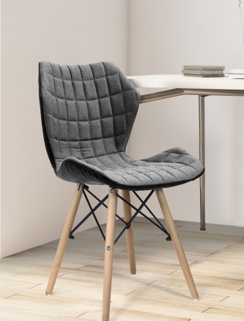 Grey Fabric Operator Chair Amelia Lightweight Home Office Chair BCF/B570/GY