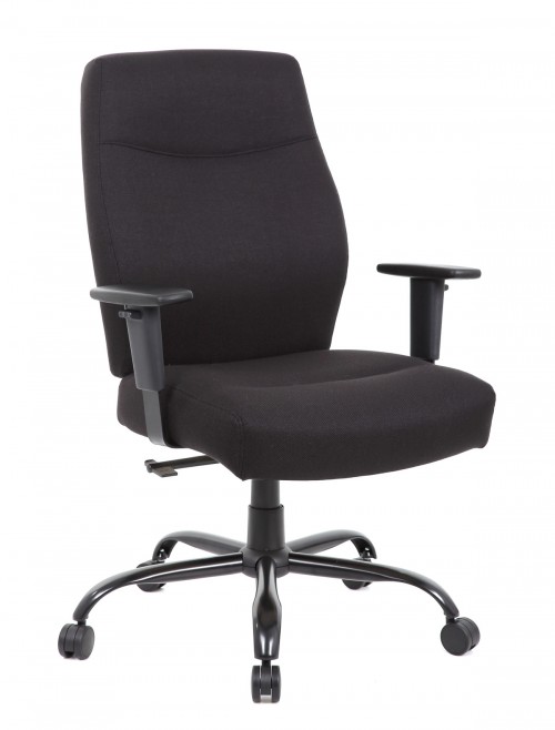 Black Office Chair Porter Bariatric Operator Chair POR300T1-K by Dams