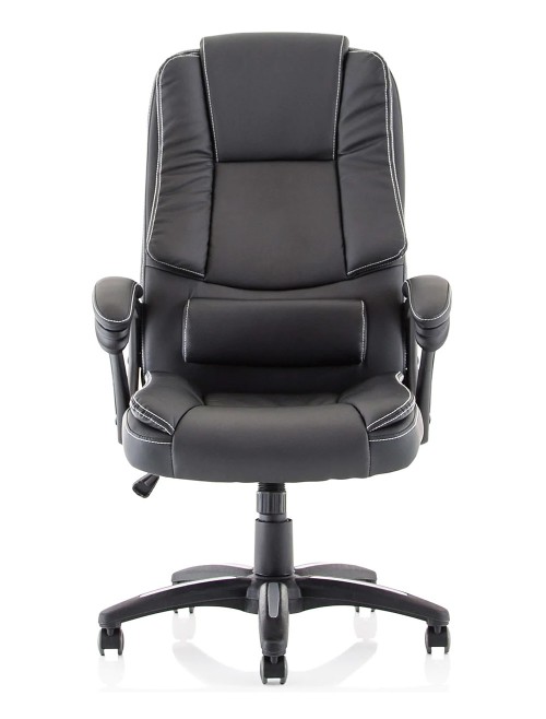 Bonded Leather Office Chair Black Dakota Executive Chair EX000250 by Dynamic - enlarged view