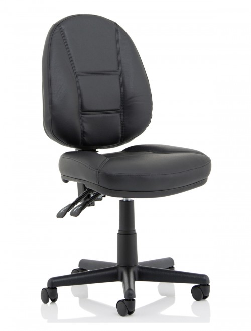 Bonded Leather Office Chair Black Jackson Executive Chair OP000229 by Dynamic