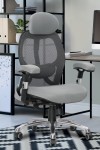 Ergo 24 Hour Chair Luxury Executive Mesh Office Chair Grey DPA/ERGO/GY - enlarged view