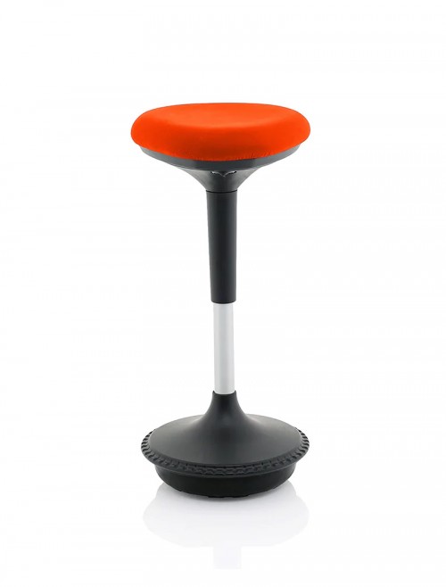 Standing Stool Sitall Orange Deluxe Self Balancing Stool BR000213 by Dynamic