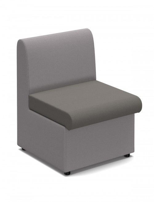Social Spaces Seating Alto Modular Soft Seating Single Seater ALT50001-PG-FG by Dams