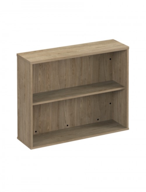 Office Storage Anson Executive Surface Mounted Bookcase Barcelona Walnut ANS-MBK-BW by Dams