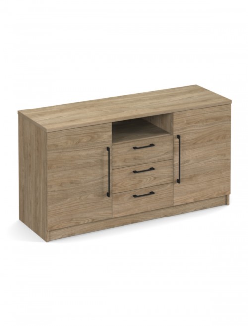 Office Storage Anson Executive Credenza Barcelona Walnut ANS-CRD-BW by Dams