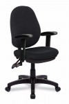 Office Chairs Black Java 300 High Back Operator Chairs BCF/P606/BK by Eliza Tinsley - enlarged view
