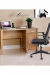 SALE - Home Office Desk Oak Effect Amazon Workstation AMAWS by Dams - enlarged view