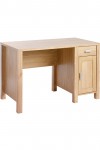 SALE - Home Office Desk Oak Effect Amazon Workstation AMAWS by Dams - enlarged view