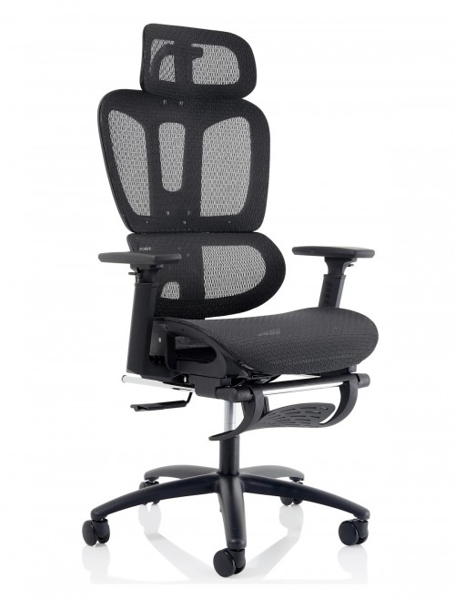 Mesh Office Chair Black Horizon Executive Chair OP000319 by Dynamic