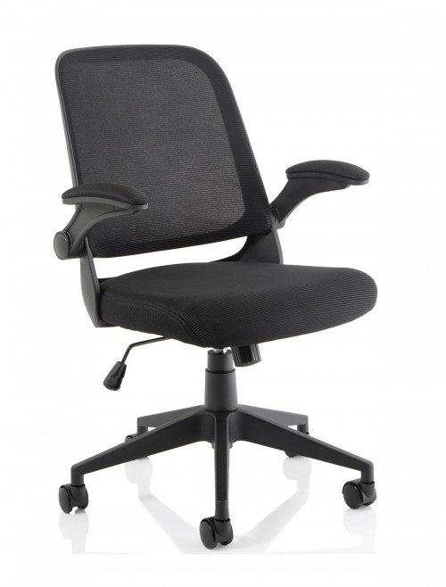 Mesh Office Chair Black Crew Operator Chair OP000318 by Dynamic