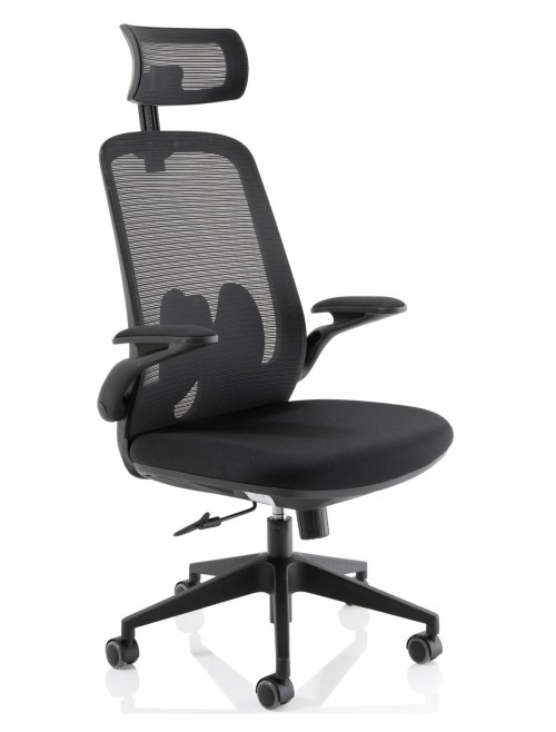Mesh Office Chair Black Sigma Executive Chair OP000320 by Dynamic