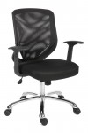 Mesh Office Chair Black Nova Executive Chair 1095 by Teknik - enlarged view