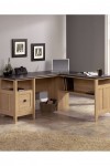 Home Office Desks Dover Oak Home Study L-Shaped Desk 5412320 by Teknik - enlarged view