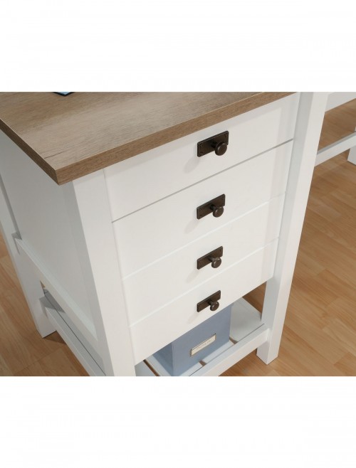 Home Office Desks Shaker Style L-Shaped Desk 5428225 by Teknik - enlarged view