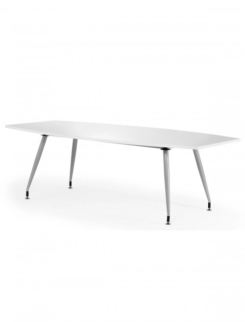 Boardroom Table 2400mm High Gloss White Writable Boardroom Table I003059 by Dynamic