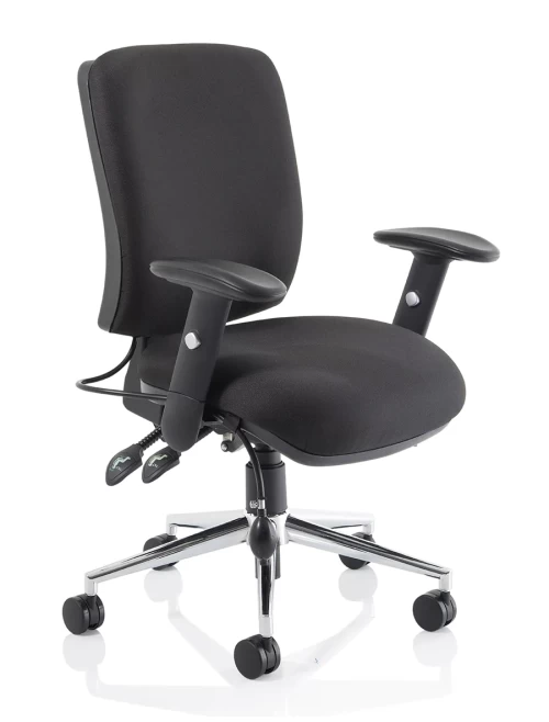 Office Chairs Chiro Medium Back Fabric Operator Chair OP000010 by Dynamic