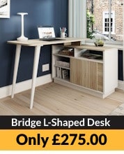 Bridge L-Shaped Desk