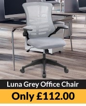 Luna Grey Office Chair