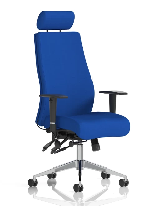Office Chair Onyx Stevia Blue 24 Hour Ergonomic Chair KCUP0435 by Dynamic