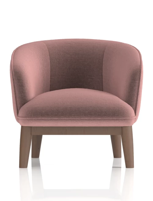 Reception Seating Lulu Old Rosa Fabric Accent Chair SF000003 by Dynamic