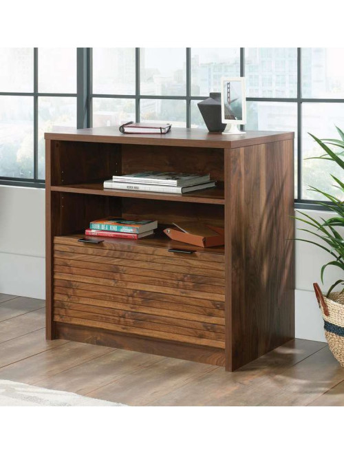 Bookcase Hampstead Park Walnut Lateral Filing Cabinet by Teknik - enlarged view
