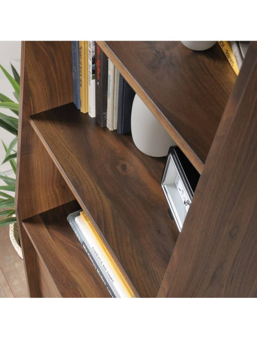 Narrow Bookcase Hampstead Park Walnut Storage Cabinet by Teknik - enlarged view